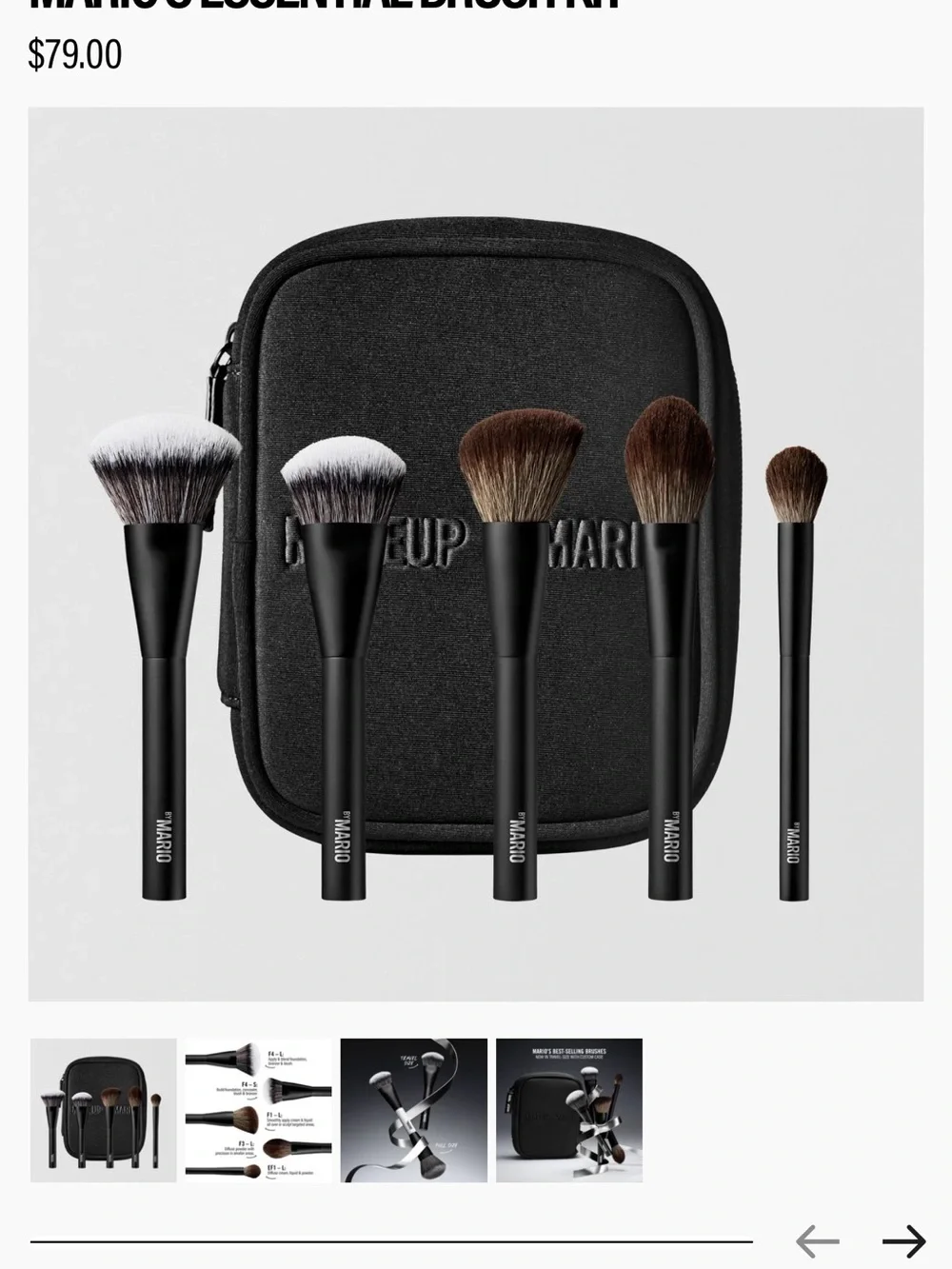 Makeup By Mario Essential Brush Kit